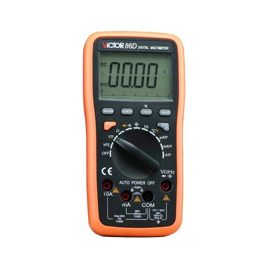 VICTOR 86D 3 5/6 Large-screen LCD Display Digital Multimeter Auto Range ✦KD - Picture 1 of 4