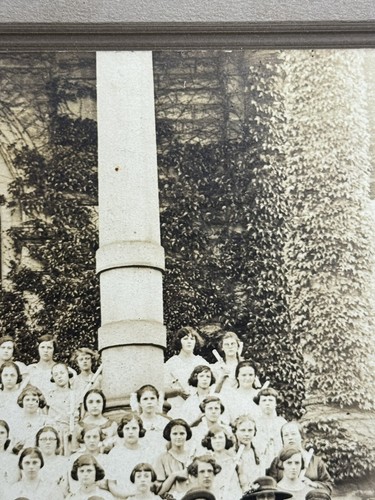 Foto de graduación de escuela secundaria 1923 Sidney, Ohio Courthouse Steps 8,5 x 6,75" - Imagen 9 de 11