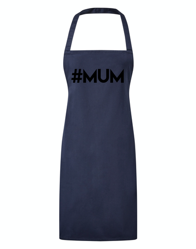 #Mum Hashtag Mum Printed Apron Baking Cooking Gift - Picture 4 of 10