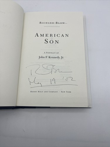 American Son by Richard Blow HC DJ 2002 1st Edition SIGNED - Picture 9 of 10
