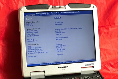 Panasonic Toughbook CF-31 MK6 i5-7300 - 32GB RAM - 1TB - 4G - GPS - DVD - Win11 - Afbeelding 2 van 6
