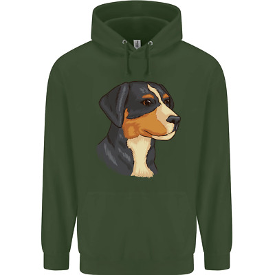 Appenzeller Sennenhund Herren Kapuzenpullover 80% Baumwolle Hoodie