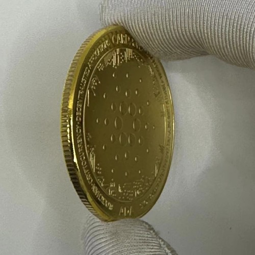 Virtual Digital Cardano Coins Physical Crypto Coin ADA Coin Challenge Coin - Photo 5 sur 9
