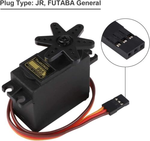 4 X MG995 20KG High Speed Torque Metal Gear Servo For Helicopter RC Car Boat - Picture 4 of 10