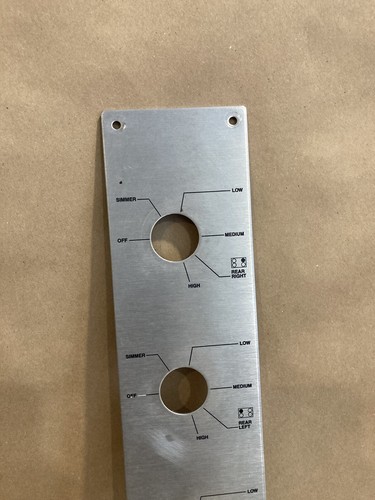 Viking Cooktop Burners Plate OEM Genuine Maintop Silver FAST SHIPPING - Picture 5 of 12