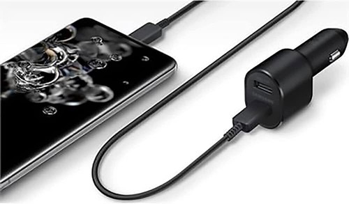 For Samsung 45W Dual Port Fast Charging Car Charger USB Type-C Cable Galaxy S24 - Zdjęcie 5 z 7