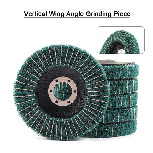 5pcs 115mm Buffing Pad Rotary Tool Nylon Fiber Flap Polishing Wheel Tool - Picture 3 of 5