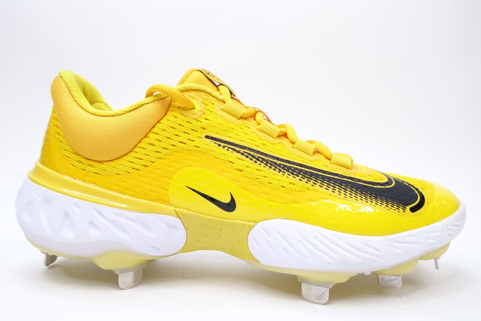Nike Alpha Huarache Elite 4 Low Baseball Cleats Yellow DR6851-701 Men Size 7