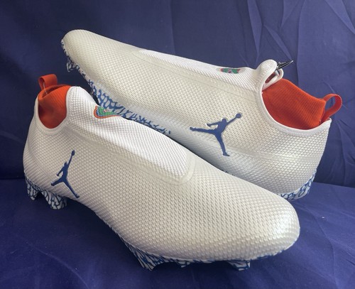 Rare Nike Jordan Vapor Edge Pro 360 Florida Gators PE Cleat Sz 14 CV1668 401 - Picture 2 of 10
