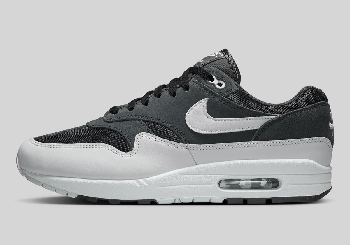 Nike Air Max 1 ESS Off Noir Vast Серый Черный белый FZ5808-007 sz 15 Мужские