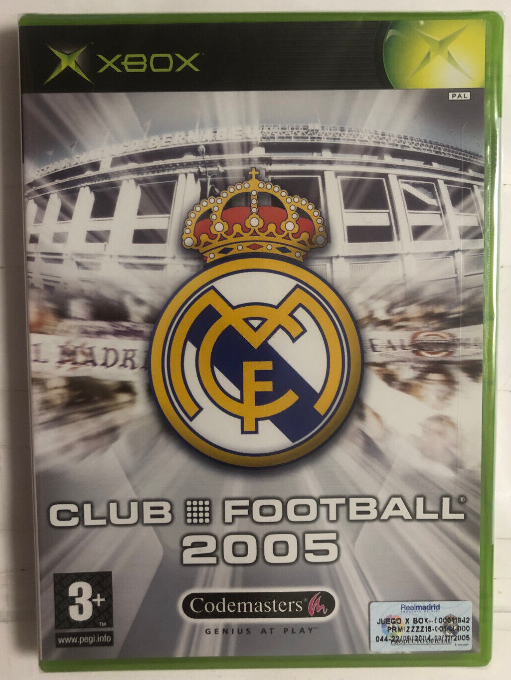 Real Madrid Club Football 2005 xbox Neuf Sous Blister