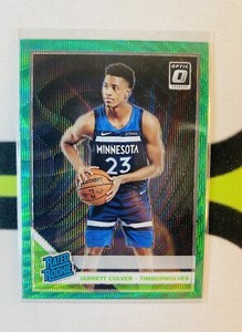 2019-20 Optic JARRETT CULVER Fanatics Prizm Green Wave SP RC Rated Rookie #160
