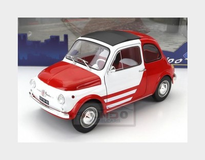 1:18 Solido Fiat 500 Robe Di Kappa 1965 rot weiß SL1801408 Modell
