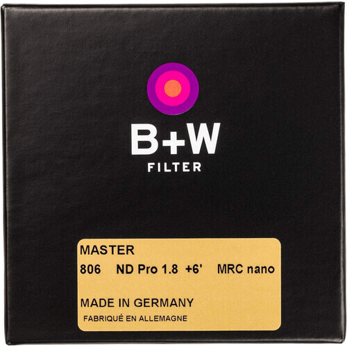 Neu B+W MRC Nano Master #806 ND Filter (82 mm, 6 Stopps) MFR #66-1101583 - Bild 4 von 10