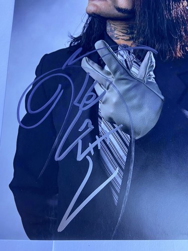Hardy Boyz Jeff Hardy FULL AUTO SIGNED 11x14 Undertaker Tribute Photo- BAS COA - Picture 2 of 3