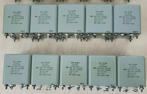 UTC JS-203 TF4SX04FB 20H .04A 10H .07A Swinging Choke Tube PreAmp Amplifiers - Bild 2 von 11