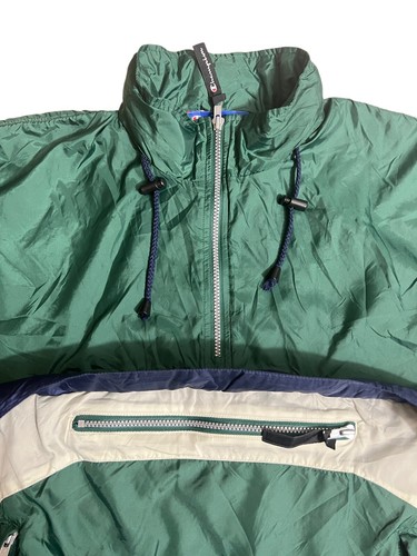 Vintage Champion Authentic Athletic Windbreaker Jacket Nylon Men’s Size Medium - Picture 22 of 24
