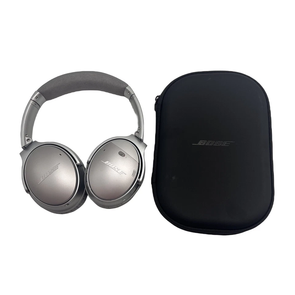 Auriculares inalámbricos con cancelación de ruido Bose QuietComfort 35 Qc35 I - plateados EE. UU. Foto 4 de 4