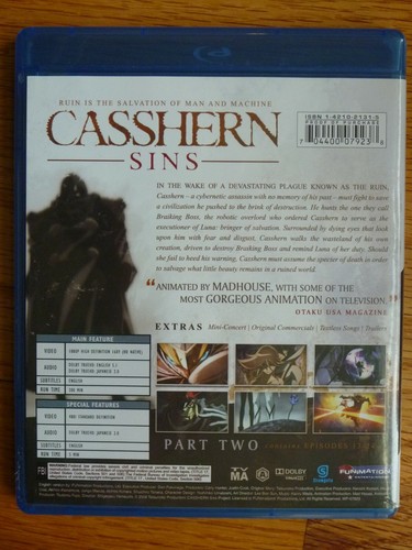 Casshern Sins Part Two 2-Disc Blu-ray Anime Series Eps 13-24 Funimation Showgate - Bild 3 von 3
