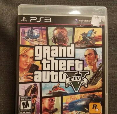 Sony Playstation 3 Ps3 Grand Theft Auto V 5 Gta V Video Game Ebay