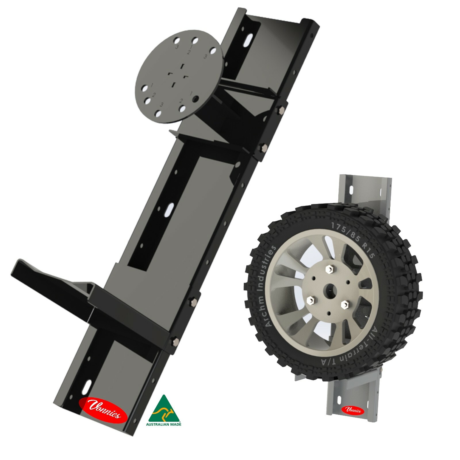 VONNIES REAR EZYLOAD ADJUSTABLE CANOPY / TRAILER / CARAVAN / SPARE