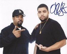 RAPPER ACTOR O'SHEA JACKSON JR SIGNED STRAIGHT OUTTA COMPTON 8X10 PHOTO A W/COA