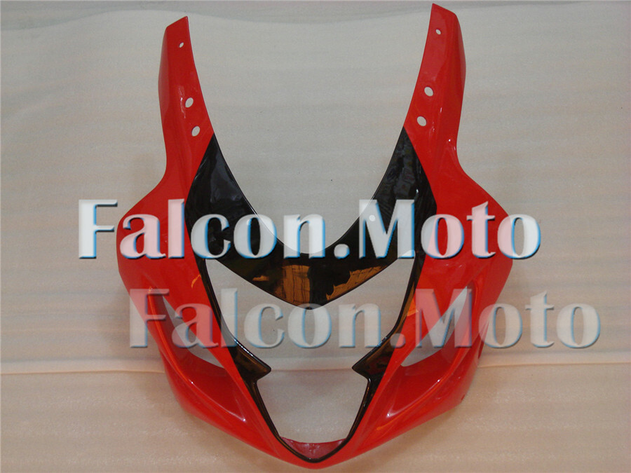 Injection Black Red Fairing Fit for 04-05 2004 2005 GSXR 600 750 K4 Plastics ABS image