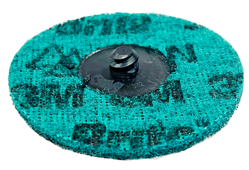 (25) 3M Scotch-Brite Roloc TR Precision Surface Conditioning Disc 3" Fine - Picture 2 of 4