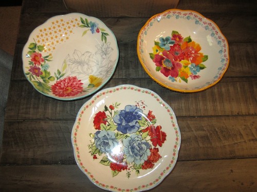 ¡Nuevo conjunto de 6 tazones de pasta de mezcla floral para mujer Pioneer! - Imagen 2 de 7
