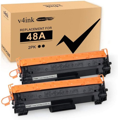 2PK V4ink Compatible HP CF248A 48A Toner For HP Laserjet Pro M15w M15a M16w M16a - Picture 1 of 6