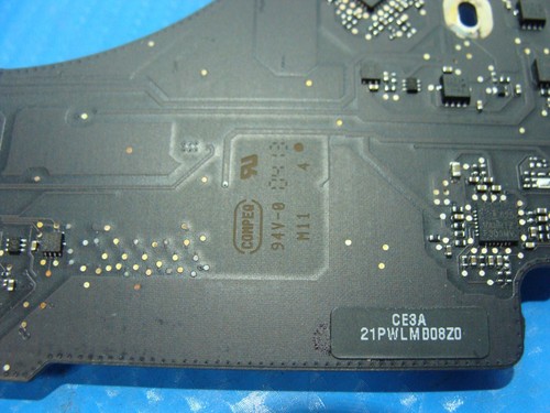 MacBook Pro 15" A1398 2013 ME664LL/A i7 2.7GHz 16GB Logic Board 661-7386 AS IS - Afbeelding 3 van 6