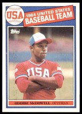 1985 Topps Oddibe McDowell B Football Cards #400