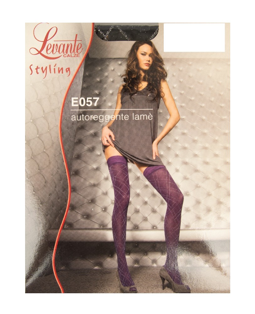 Брюки Collant Strumpfhose Frau 50 den 55 dtex Lame Mode Модные LEVANTE Artikel E057 