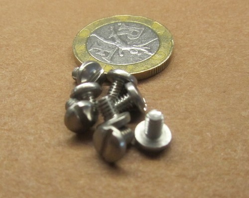 Binding Head Slotted Machine Screw 18-8 Stainless, 5-40 x .187" Length 100 Pcs - Picture 3 of 12