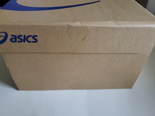~BOX ONLY~     ASICS Men’s Running Shoes Sheet Rock/Electric Blue-SIZE 10 1/2  - Picture 4 of 5