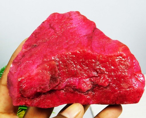 Huge 2365 Ct+ Natural Earth Mined Red Ruby Rough CERTIFIED Loose Gemstone AAA+ - Picture 3 of 10