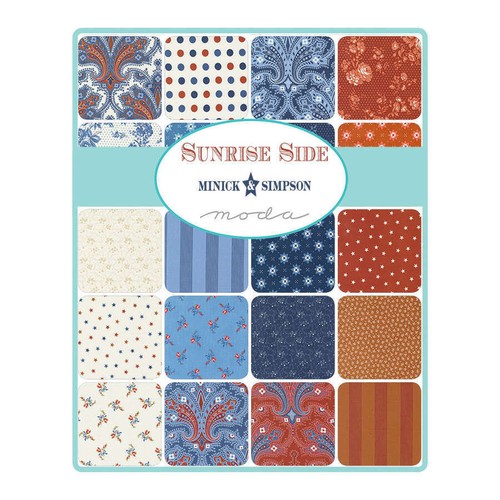 Moda Sunrise Side Jelly Roll 2.5" Fabric Strips by Minick & Simpson - Picture 3 of 3