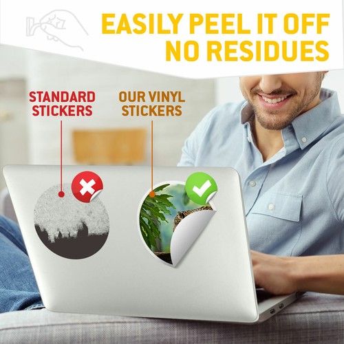 2 x Vinyl Stickers 20cm - Wild Leopard Jungle Cat Cool Gift #14799 - Afbeelding 5 van 9