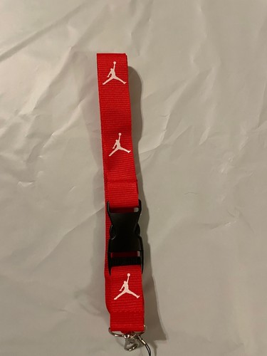 JORDAN Nike cordino portachiavi rimovibile cinturino fotocamera distintivo portachiavi chiave - Foto 5 di 17