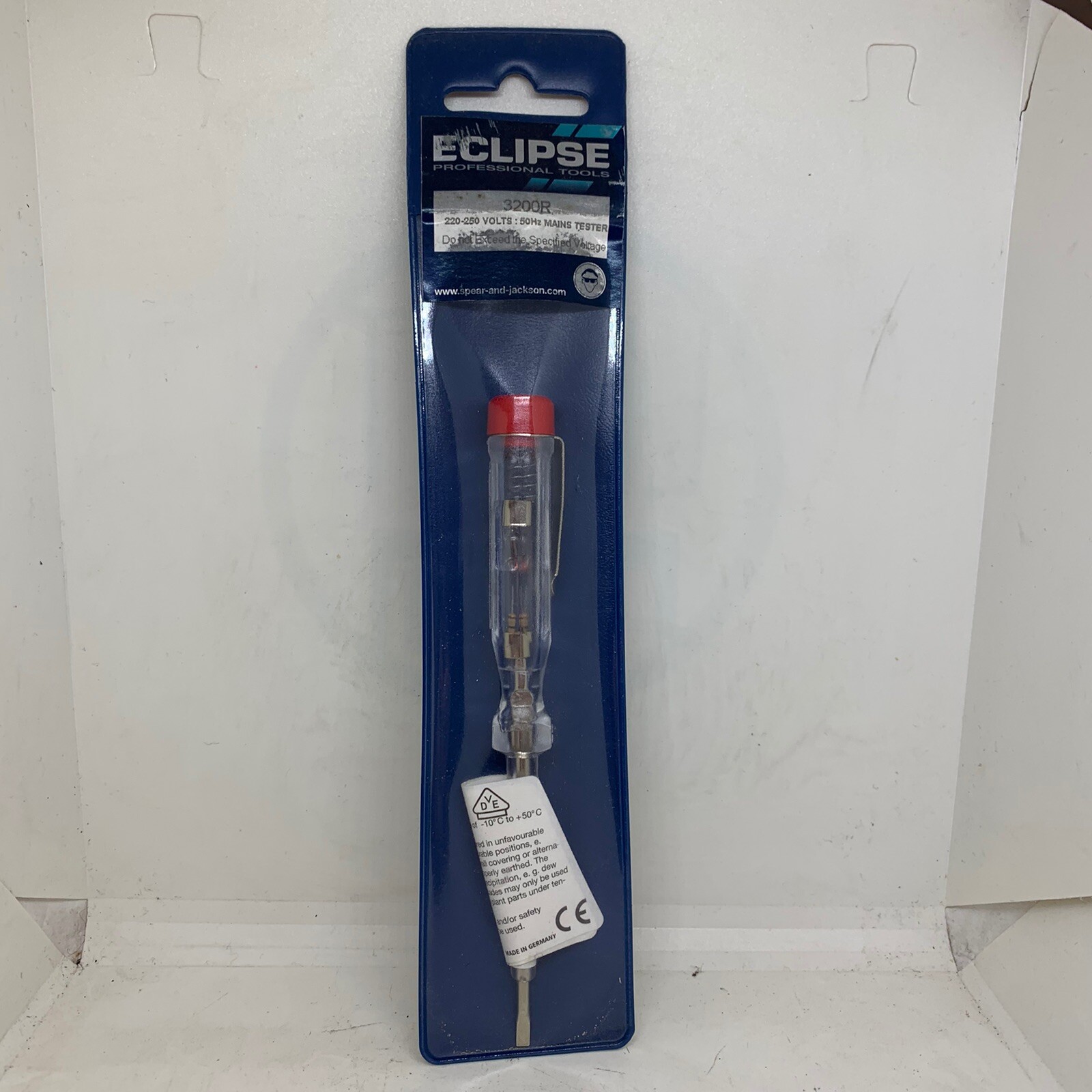 Spear and Jackson 3200R Mains Tester, Silver, 70 mm