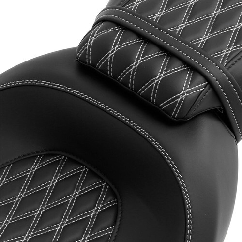 Seat Pillion Cushion Motorcycle Smooth Durable Fits For Harley Touring 2009-2023 - Picture 12 of 12