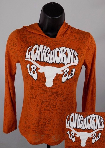 Sudadera Texas Longhorns Niña XS (4-5) Naranja Gráfico Sudadera con Capucha Nueva - Imagen 3 de 8