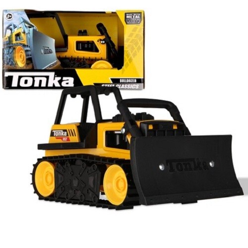 Tonka Steel Classics Bull Dozer Kinder Spielzeug vorgeben zu spielen perfektes Geschenk Indoor Spiele - Bild 1 von 6