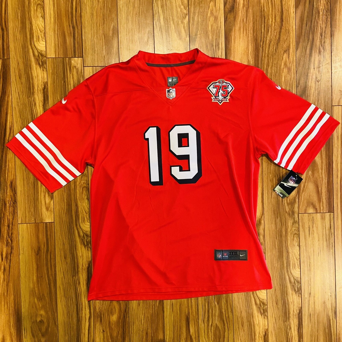 75th anniversary 49ers jersey