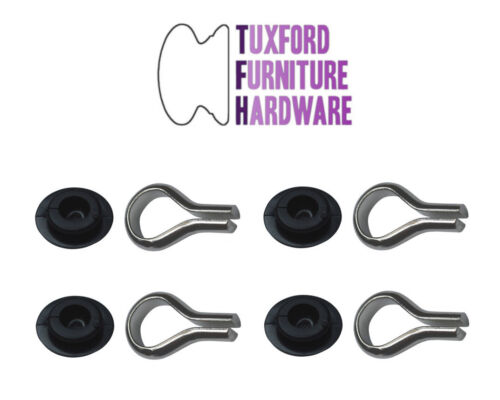 Soporte de estante de anillo de banjo pernos, insertos enchufes y cojines de goma para orificio de 6 mm - Imagen 15 de 17