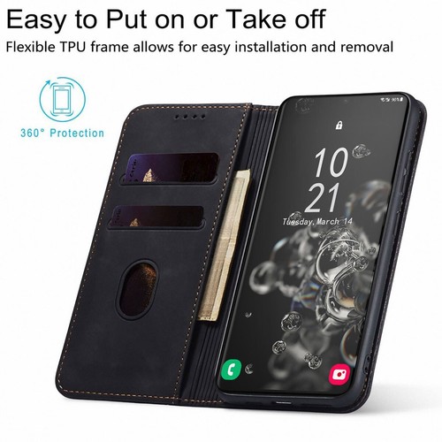 Funda de cuero magnética abatible para Samsung Galaxy S20/S20 Plus/Ultra/FE - Imagen 16 de 25