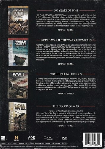 History From Trenches War War II Movies Collection 16 Disc Set SEALED Brand New - Picture 2 of 3