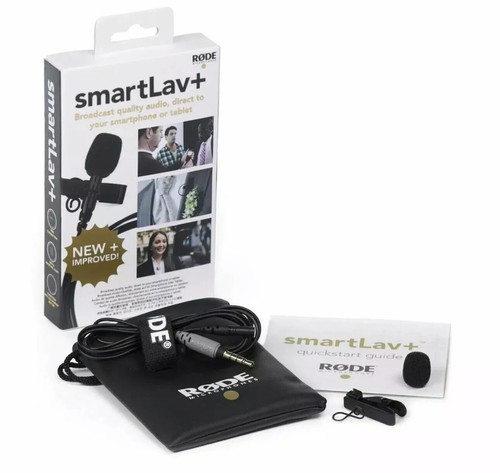 NEW RODE smartLav+ Broadcast Quality Lavalier (Lapel) Microphone for Smartphones