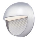 Wand Lampen für Außen Winslett Nickel Wandleuchte rund LED 10 W dimmbare Outdoor