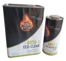 High Teck 8030 High Gloss Clearcoat Eco-Clear Gallon & Slow Hardener